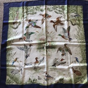 Hermès “Haute en Camargue” silk scarf